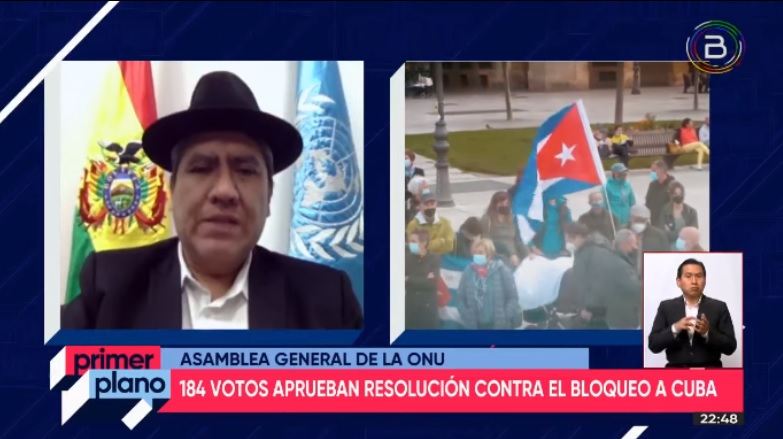 Pary: Es obligación de la ONU hacer cumplir la resolución global contra el bloqueo de EEUU a Cuba