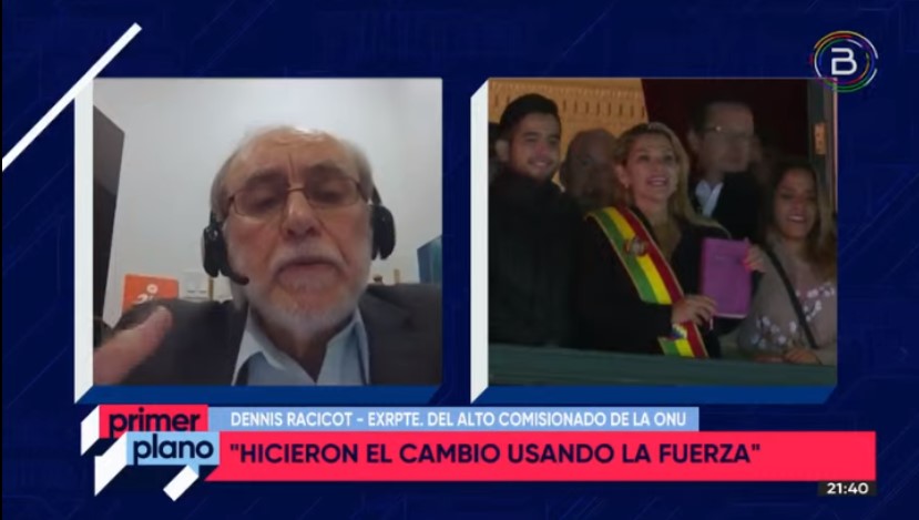 Racicot: Opositores bolivianos se rearticulan usando los Derechos Humanos como bandera política