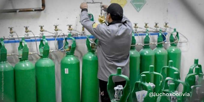 Llegan 34 toneladas de oxígeno medicinal desde Chile