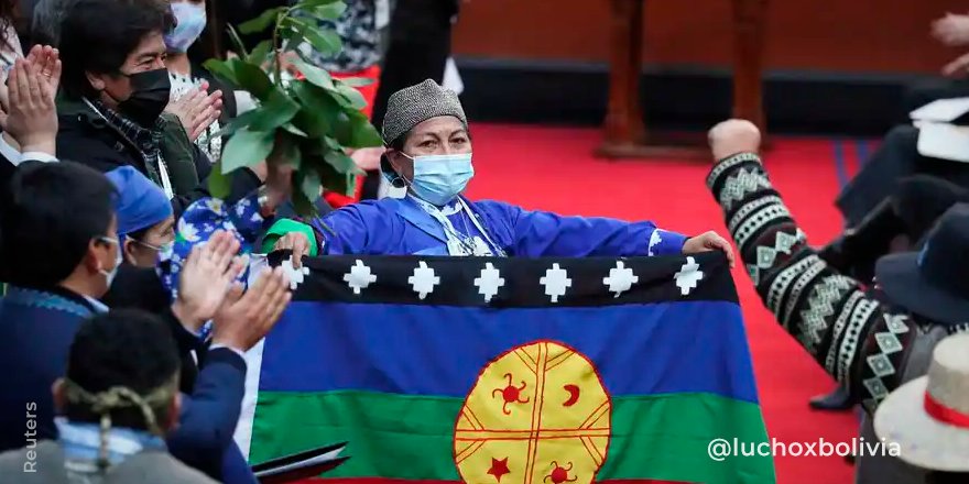 Presidente Arce y vicepresidente Choquehuanca saludan elección de Elisa Loncon, líder de la Convención Constitucional de Chile