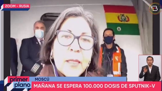 Embajadora de Bolivia en Rusia agradece labor de BoA en el transporte de vacunas e insumos para luchar contra el COVID-19