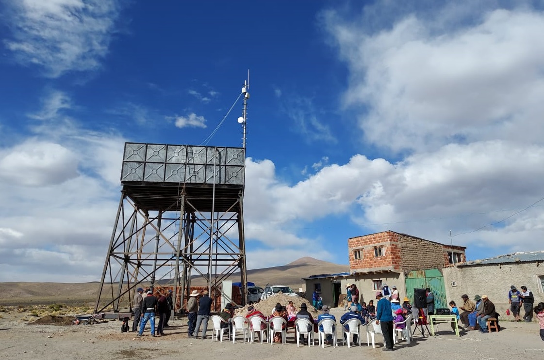 Entel inaugura servicio de internet en la comunidad potosina Carlos Machicado
