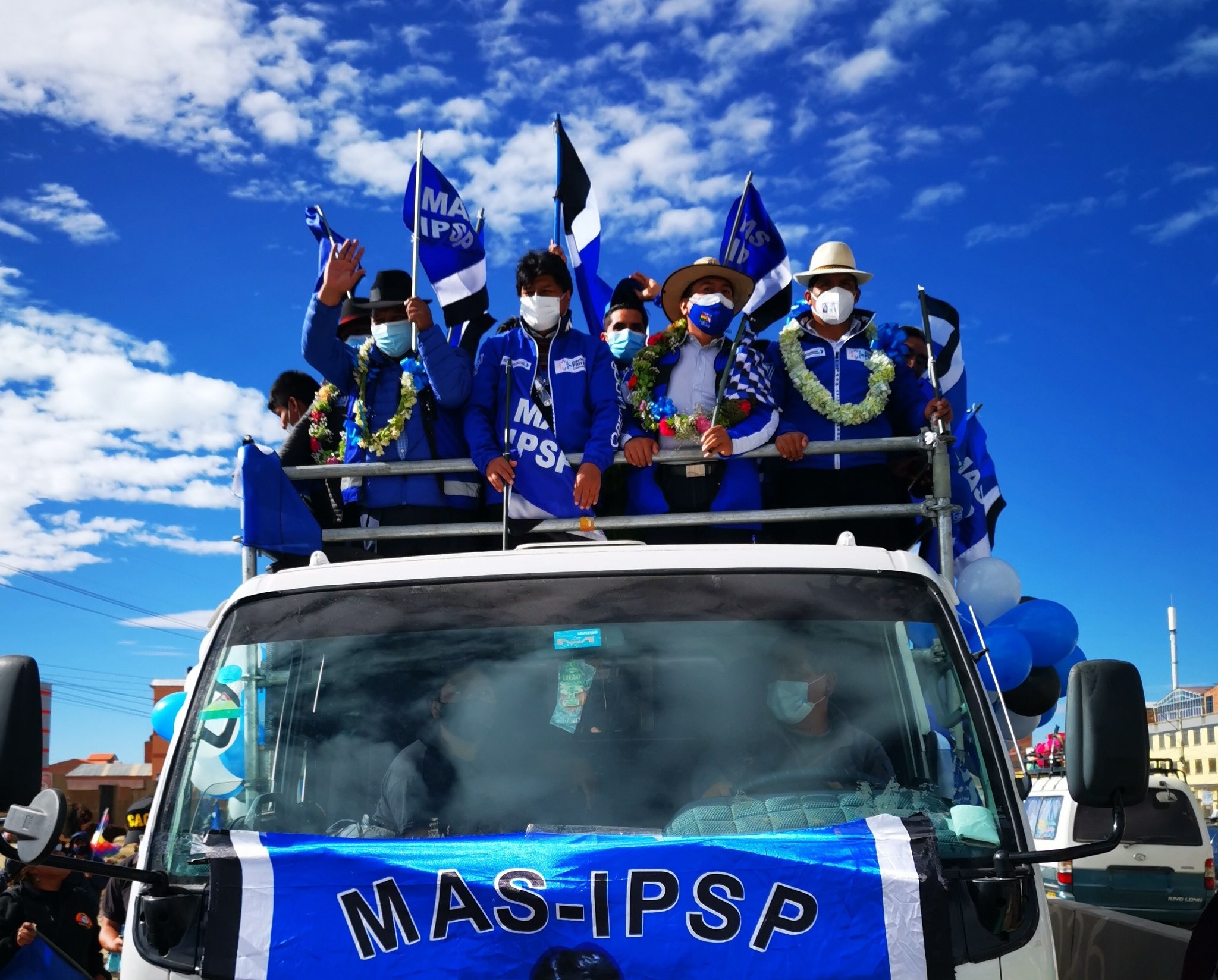 Evo Morales refuerza la campaña del MAS en El Alto