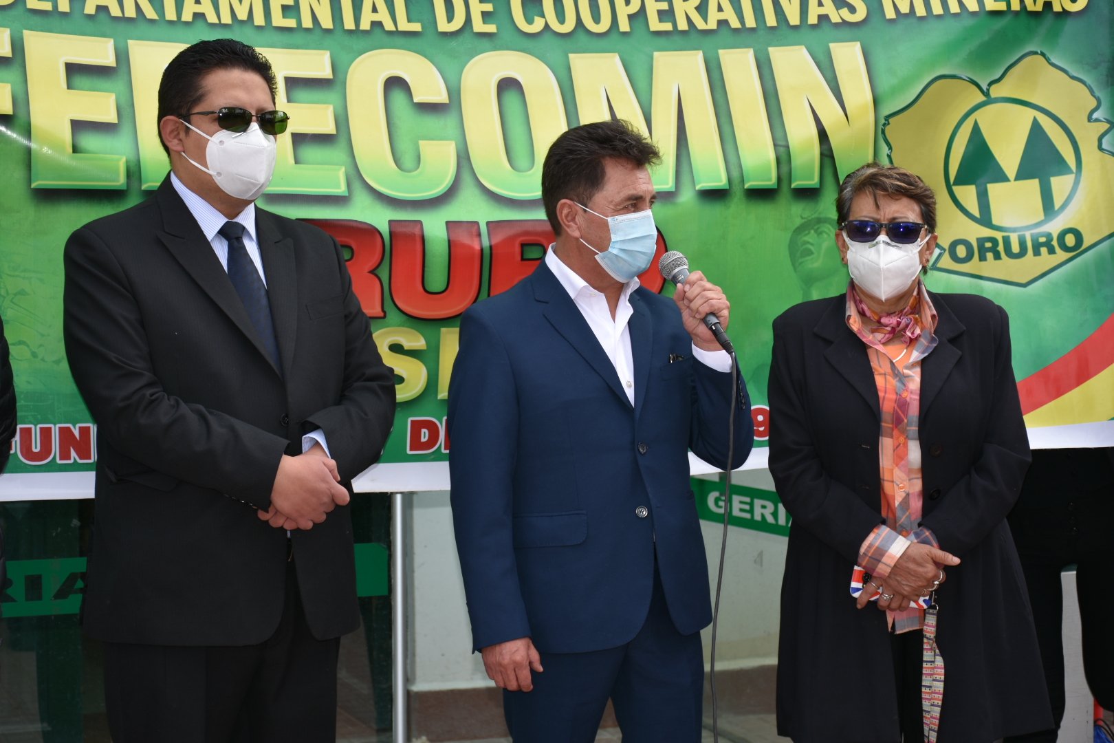 En Oruro comienza ejecución de plan de contingencia contra el COVID-19 para cooperativistas mineros