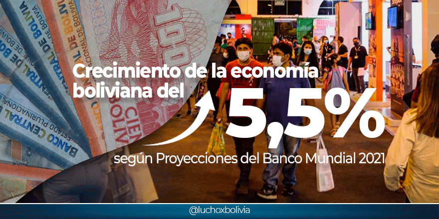 Presidente afirma que la proyección de crecimiento de 5,5% del BM muestra que Bolivia va por el camino correcto