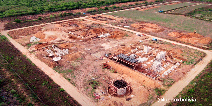 Arce destaca que la construcción del complejo siderúrgico del Mutún presente un avance del 45%