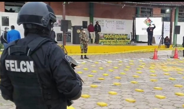 Bolivia contabiliza 179 toneladas de cocaína y marihuana secuestradas hasta octubre