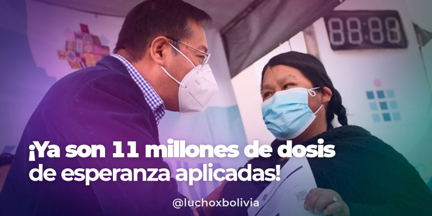 Presidente resalta campaña nacional de vacunación y disminución de la letalidad del COVID-19 de 6,2% a 0,6%