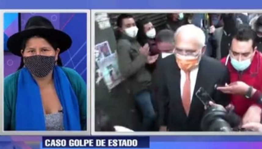 Ejecutiva de las Bartolinas afirma que Mesa evita declarar porque fue parte del golpe de Estado