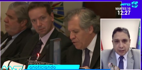 Embajador afirma que OEA mantiene ilegalidad e intromisión con “alto contenido político” con ratificación de informe sobre comicios de 2019