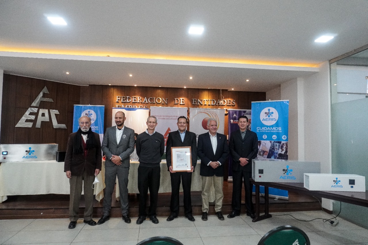 Ibnorca certifica primer equipo de desinfección y purificación de aire de grado médico fabricado en el país