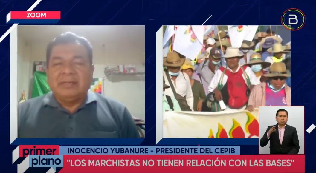 Central de Pueblos Indígenas de Beni asegura que marcha que va a Santa Cruz, carece de legalidad y legitimidad