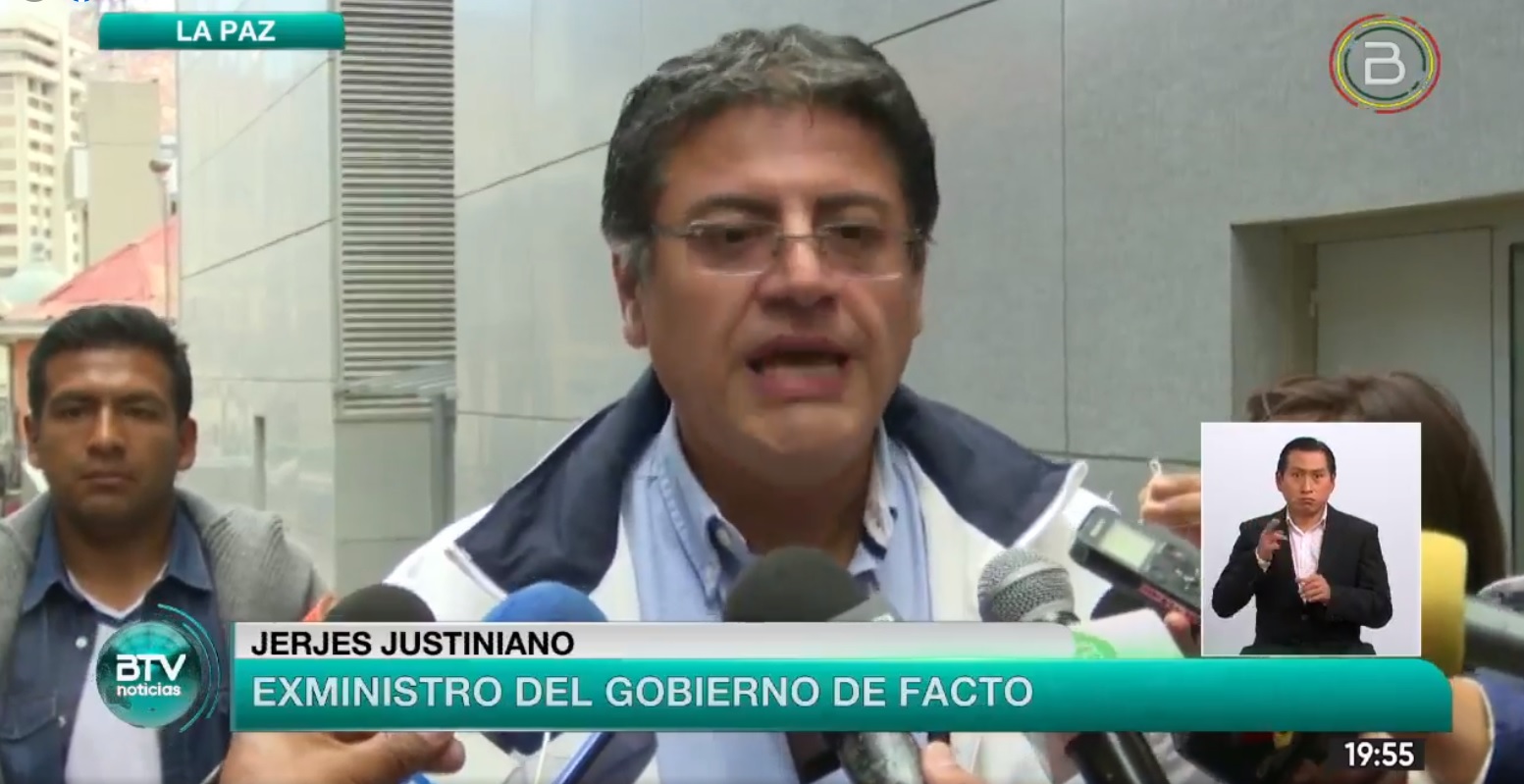 Exministro de Áñez involucra a Tuto Quiroga en las gestiones previas para asegurar la Presidencia del país en 2019