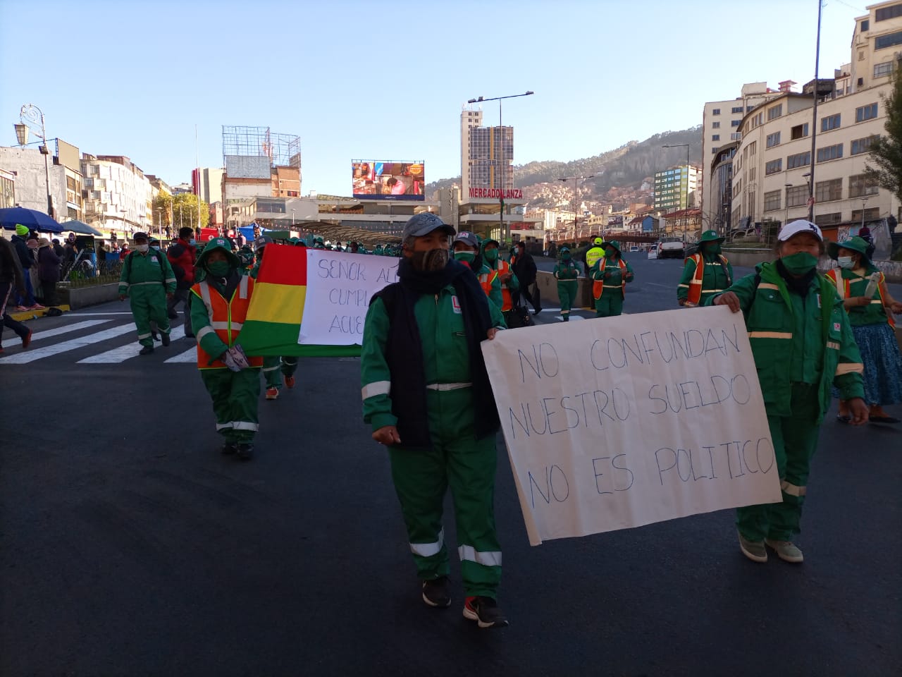 Alcalde Arias deja impagos a trabajadores de La Paz Limpia