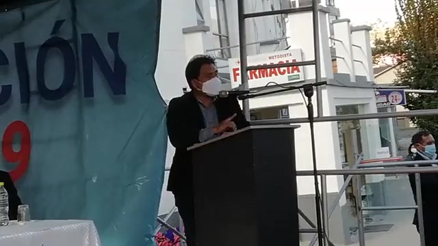 Ministro de Salud inaugura punto de vacunación en el Hospital Metodista, en la ciudad de La Paz