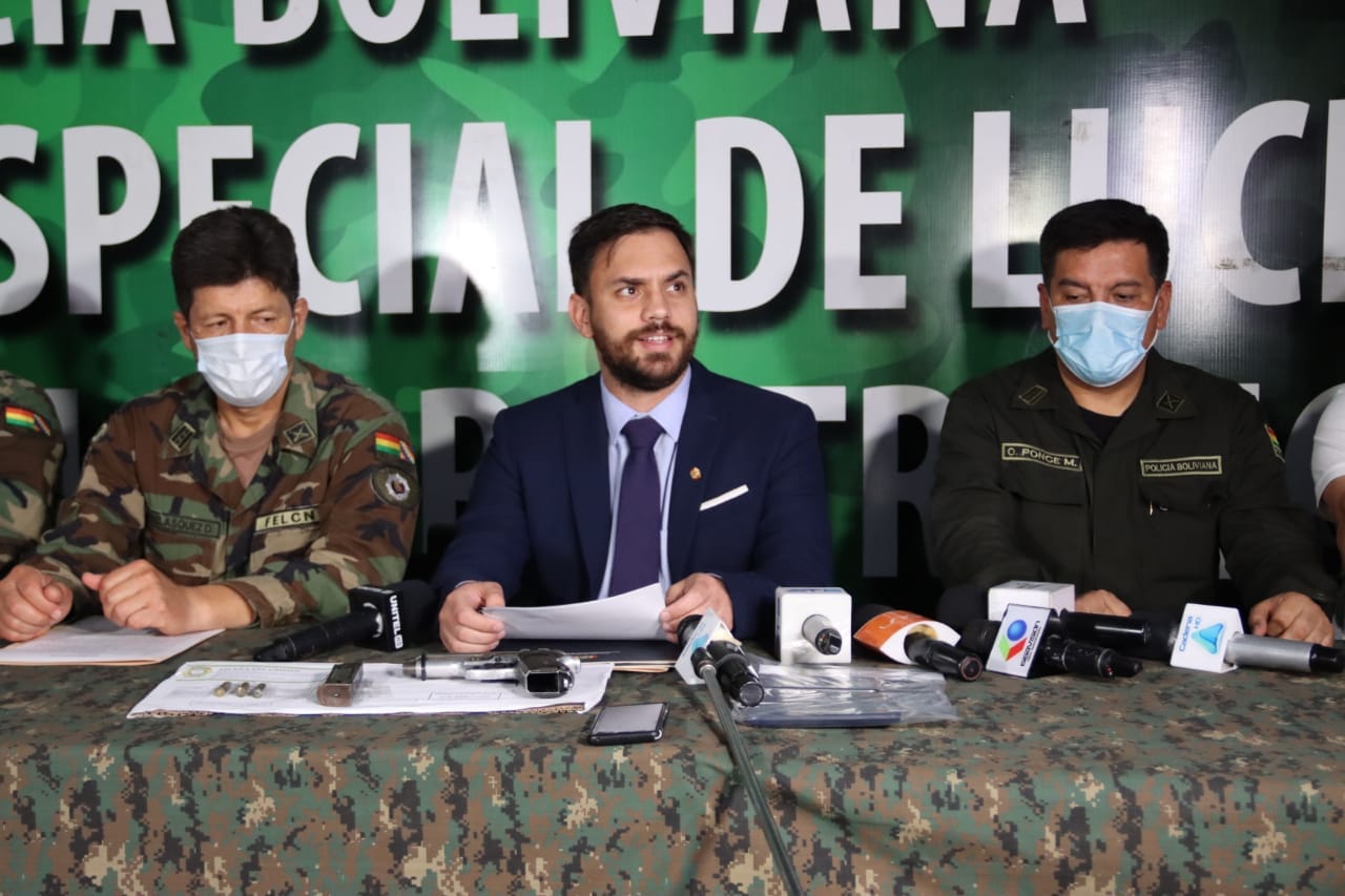 Operativo antidroga logra incautar 204 kilos de pasta base de cocaína en San Matías, Santa Cruz