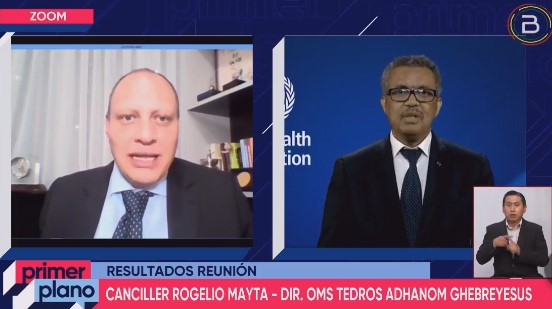 OMS reconoce trabajo de Bolivia para liberación de patentes de producción de vacunas anticovid