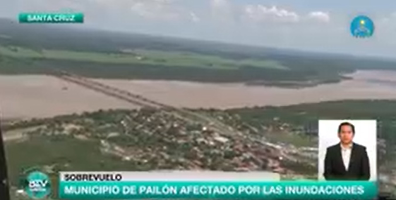 Defensa Civil realiza operativos para atender a víctimas del desborde de ríos en Pailón, Santa Cruz