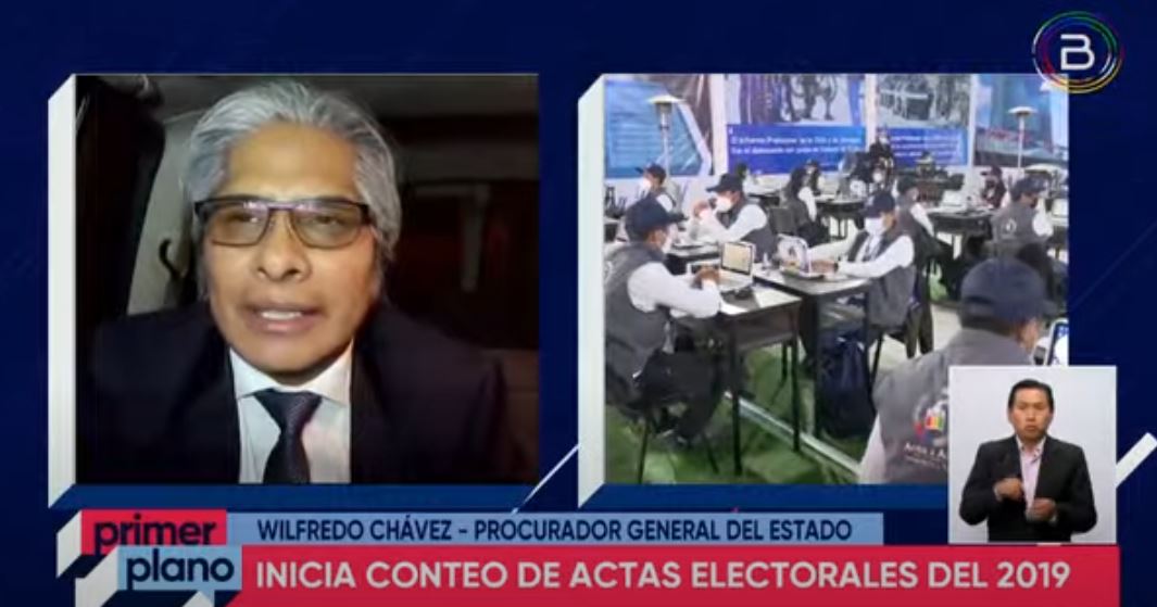 Procurador invita a Mesa, Camacho, Tuto y Villegas a que presenten sus pruebas de supuesto fraude en 2019