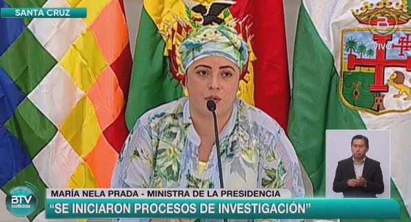 Ministra Prada: Oposición busca la restitución de la república colonial y el modelo neoliberal