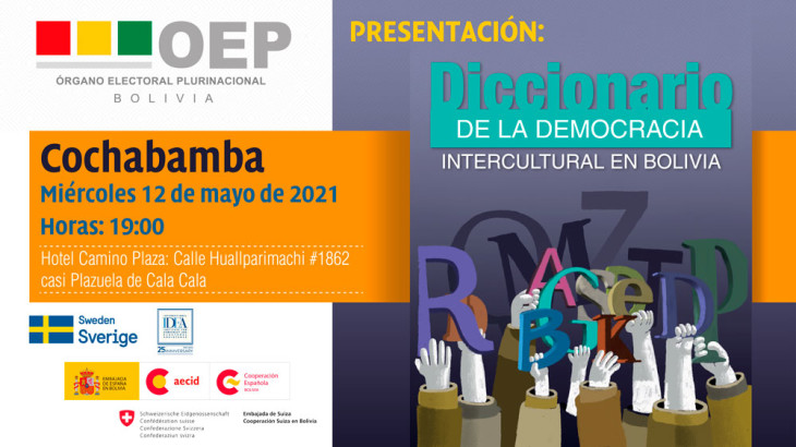 El TSE presenta este miércoles el “Diccionario de la Democracia Intercultural en Bolivia”