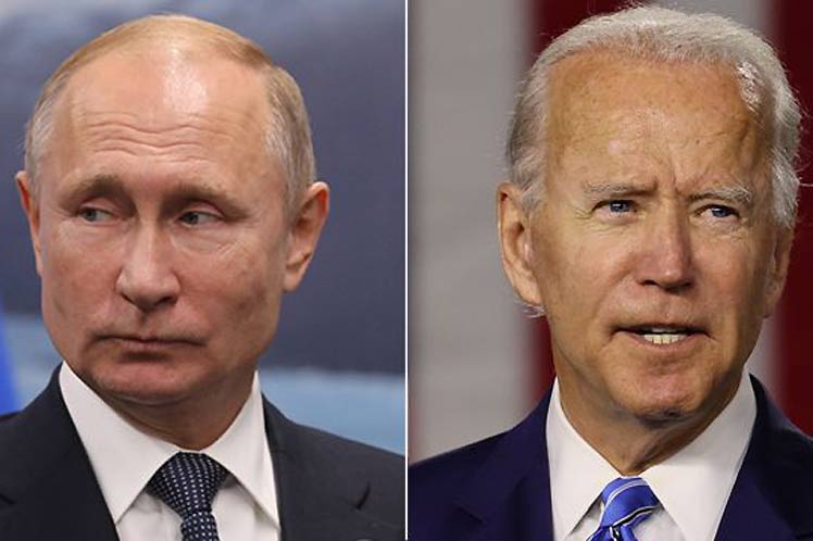 Rusia y Estados Unidos preparan reunión Putin-Biden