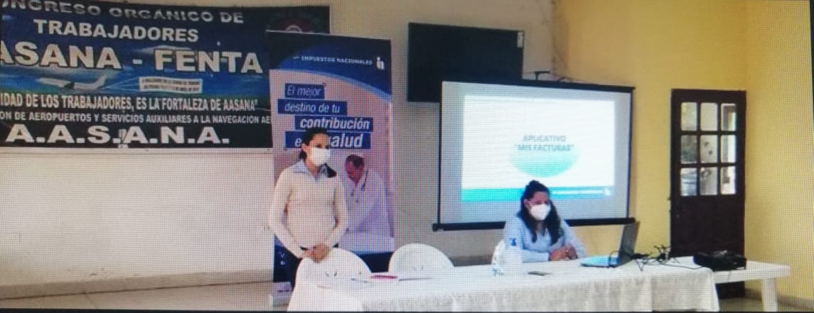 Impuestos capacita a servidores públicos de Aasana sobre el aplicativo “Mis Facturas”