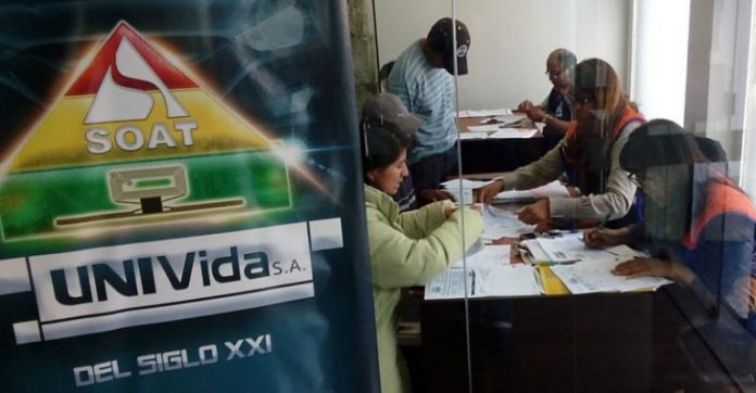 El SOAT cubrió indemnizaciones por Bs 98,1 millones entre enero de 2020 y marzo de 2021