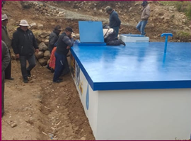 Entregan sistema de agua potable que beneficia a más de 500 habitantes de Kasani