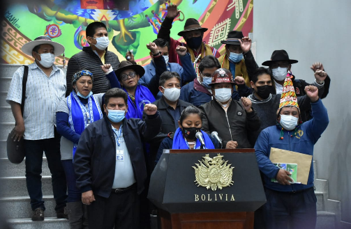 Pacto de Unidad llama a todas las organizaciones sociales a declararse en emergencia y defender la estabilidad política, económica y social del país (adelanto)