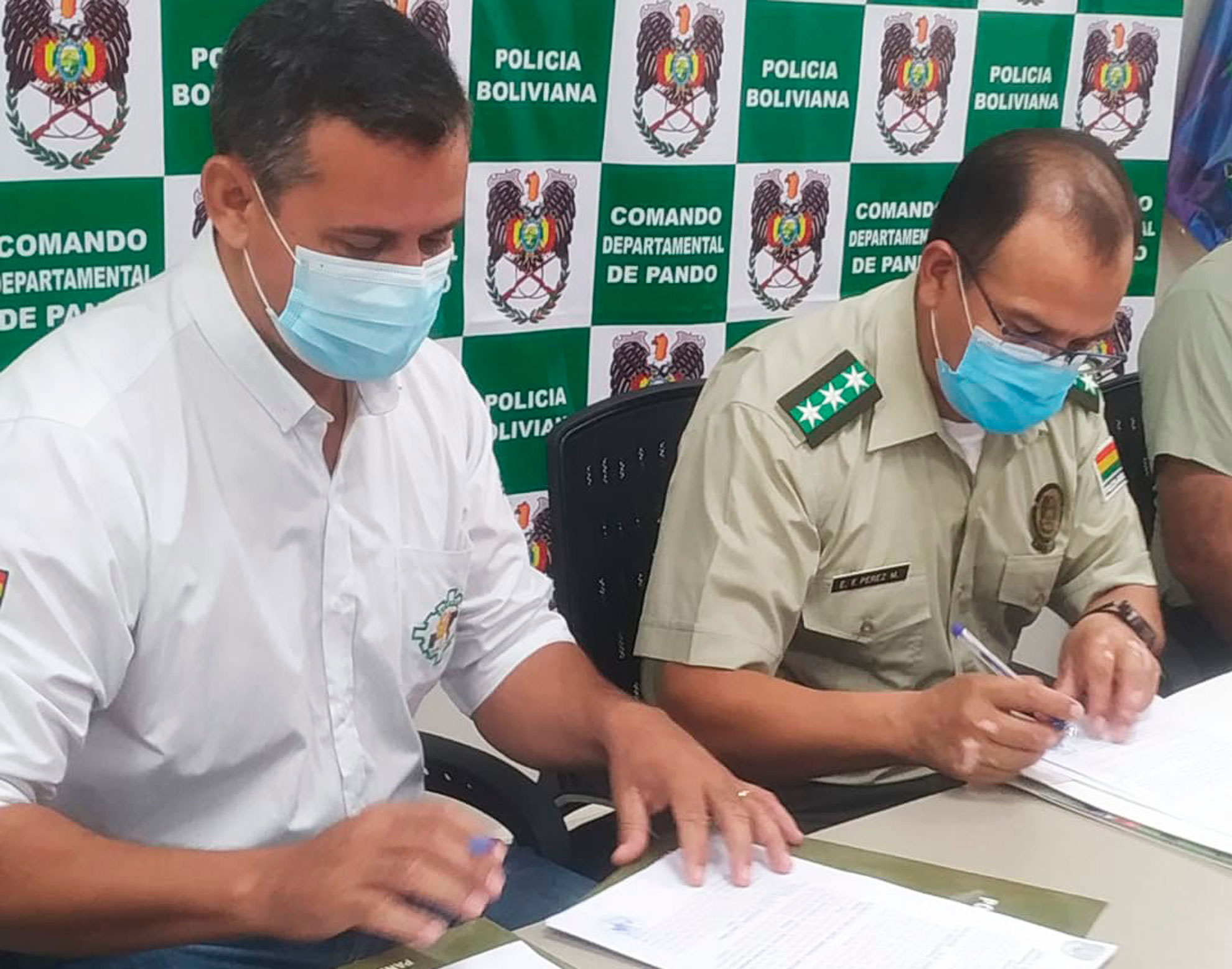 Senasag firma convenio de cooperación con la Policía de Pando