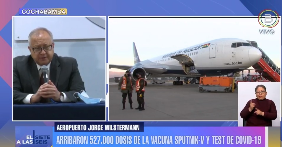 Rusia resalta trabajo conjunto con Bolivia para luchar contra la pandemia del COVID-19