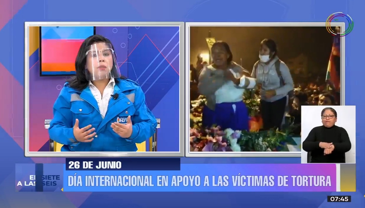 Día Internacional en Apoyo a Víctimas de Tortura: En Bolivia, entre 2019 y 2020 se suscitaron masivamente actos de tortura