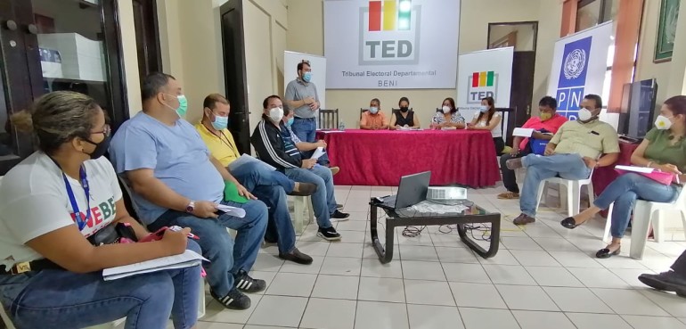 En Tarija y Beni, comienzan ciclos de debates electorales en coordinación con el PNUD