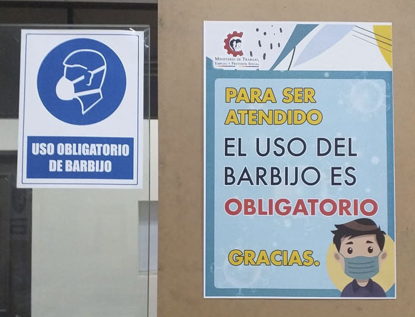 Ministerio emite comunicado sobre ocho protocolos de bioseguridad para empresas y trabajadores