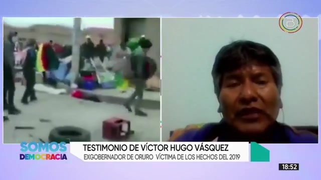 Exgobernador de Oruro denuncia que grupos de choque recibieron apoyo de policías para eliminar al MAS y sus militantes en 2019