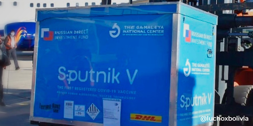 Presidente: Pese a la escasez de vacunas en el mundo, Bolivia recibirá 25.000 dosis de Sputnik V