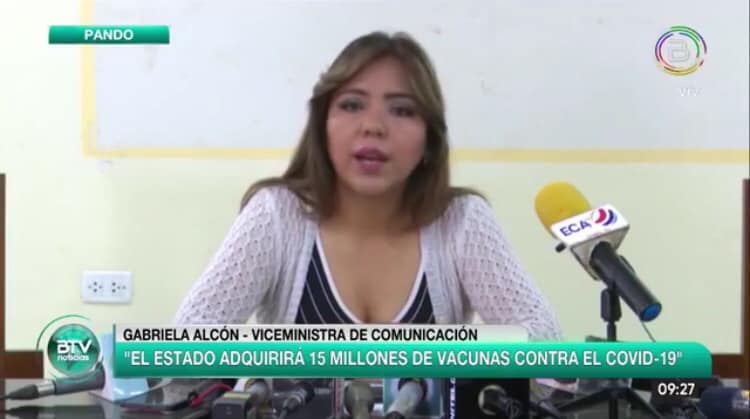 Viceministra Alcón confirma el arribo de más de 228.000 vacunas AstraZeneca este domingo al país
