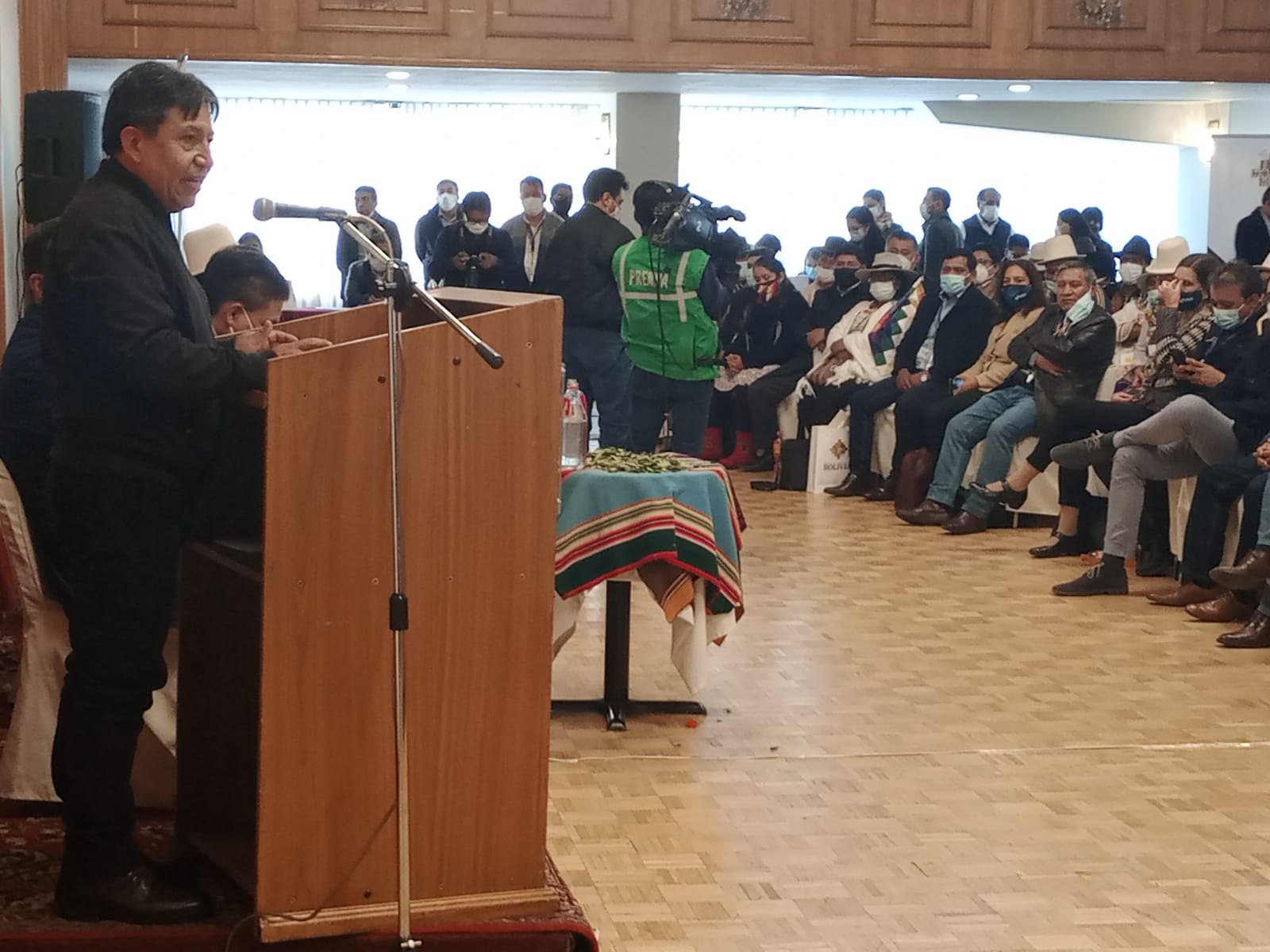 Choquehuanca: Debemos transitar de la república al Estado plurinacional