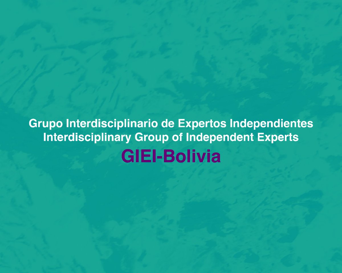 Cronología del trabajo del GIEI-Bolivia