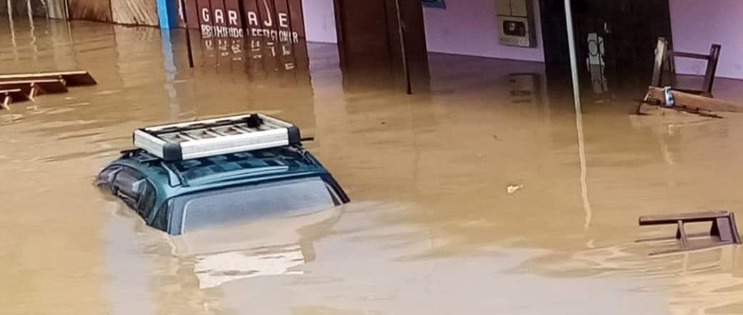 Reportan 1.800 familias damnificadas y 78 viviendas colapsadas en Guanay por desborde del río Mapiri