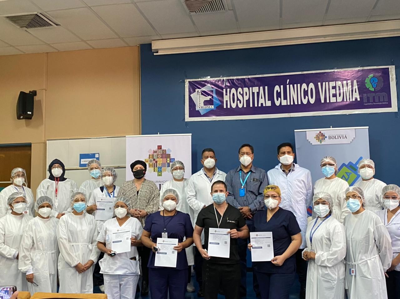 Auza: Con el casi millón de vacunas contra el COVID-19 que llegarán en febrero se inmunizará a todo el personal en salud