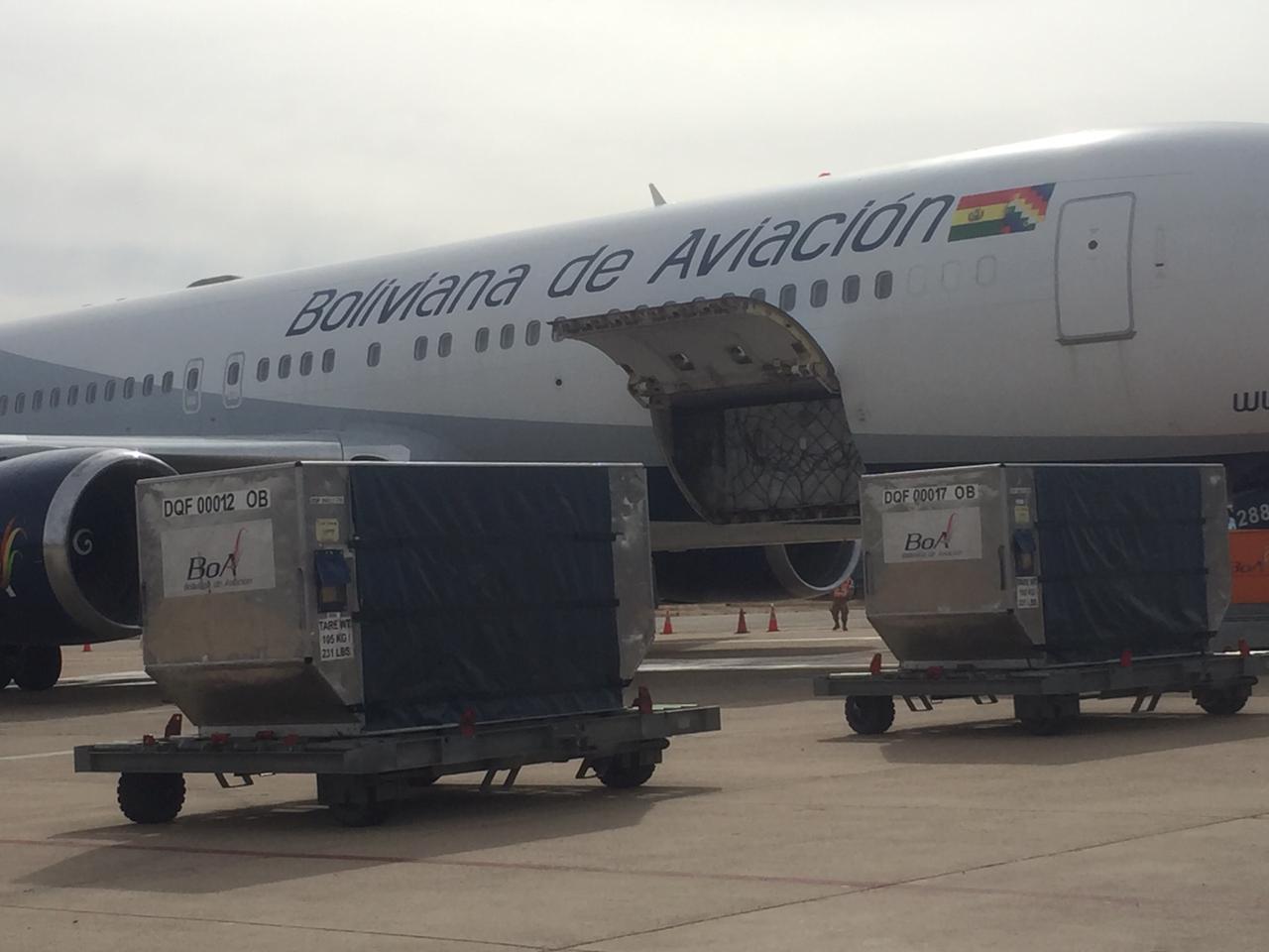 Bolivia recibe 23 toneladas de medicamentos comprados en China sin intermediarios