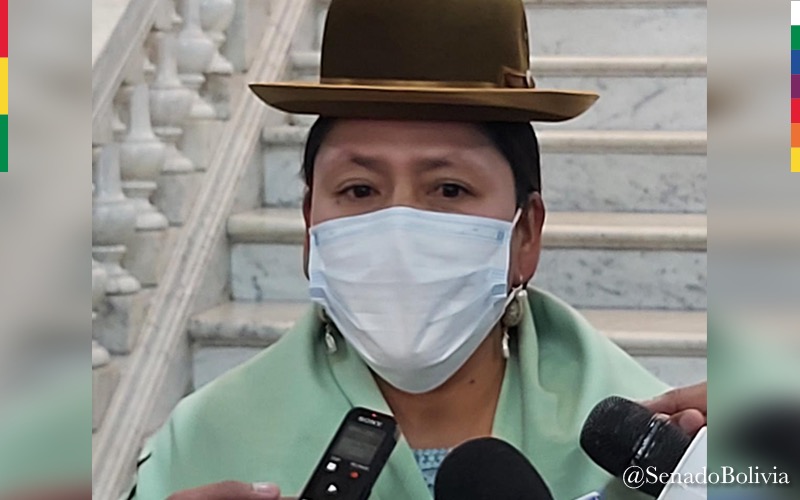 Senadora Velasco afirma que el régimen de Añez abandonó a los bolivianos en primera ola de la pandemia