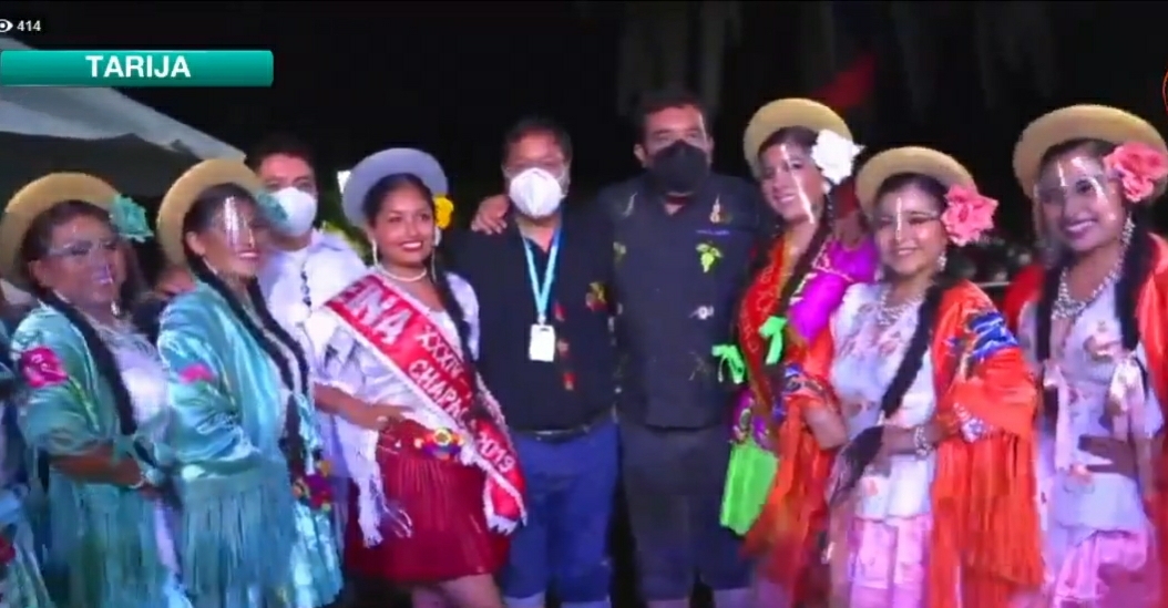 Presidente Arce participa en la Vendimia Chapaca 2021 en el Valle de la Concepción