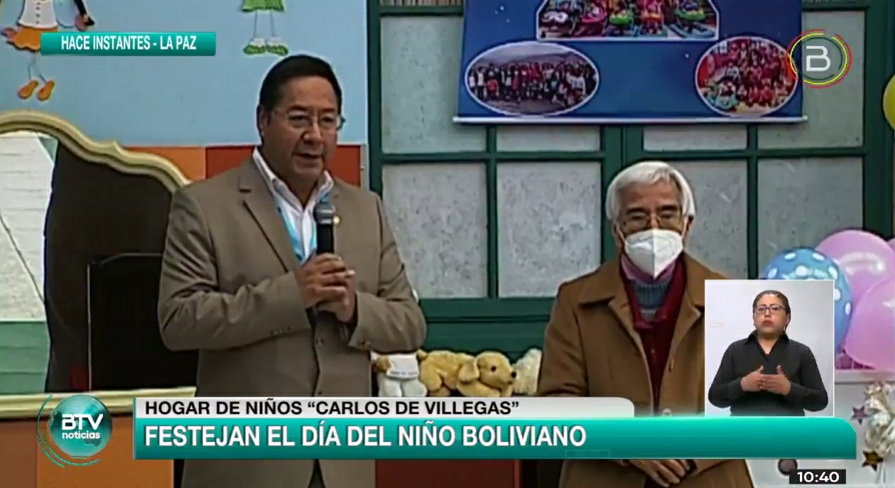 Presidente conmemora el Día del Niño con entrega alimentos y juguetes al Hogar Carlos de Villegas (Adelanto)