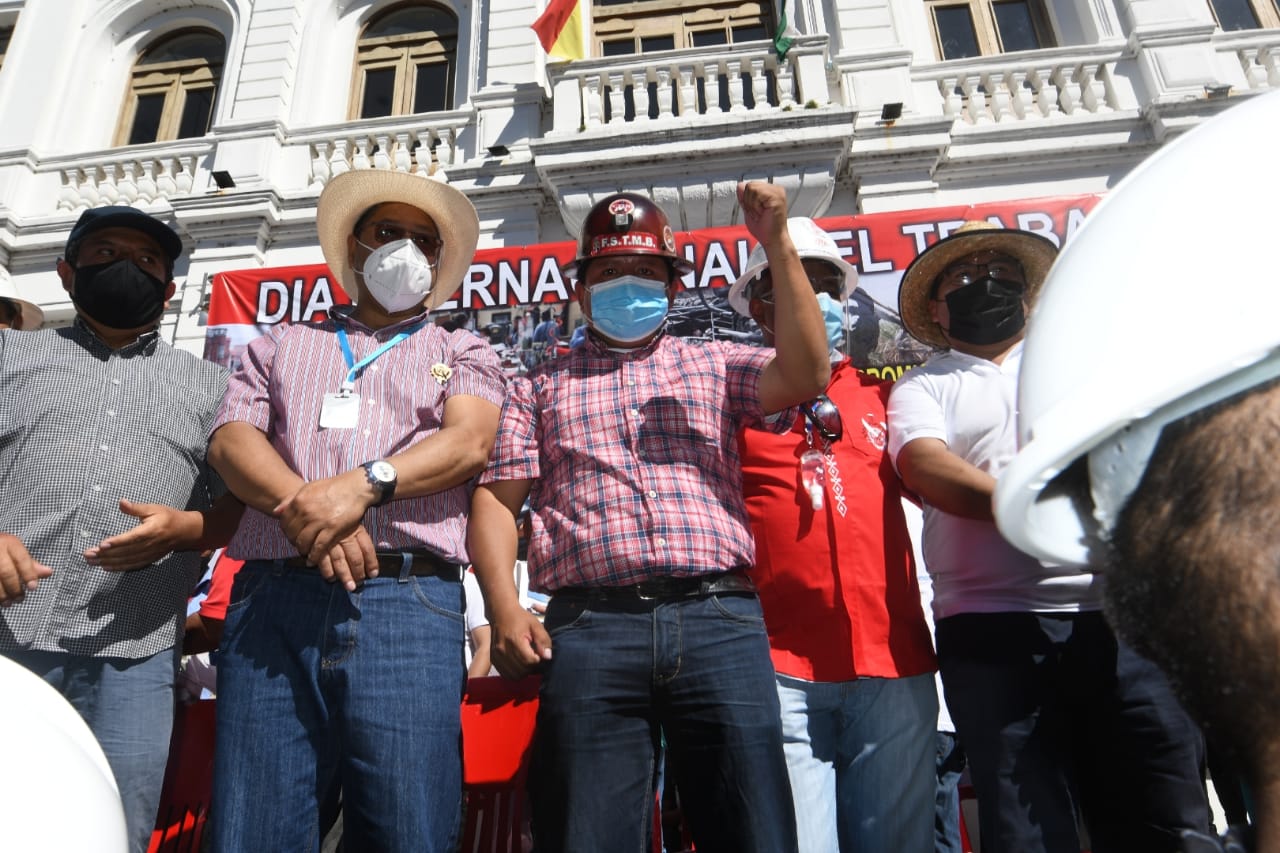 Huarachi: “Tenemos que garantizar la estabilidad política a la cabeza del presidente Luis Arce”