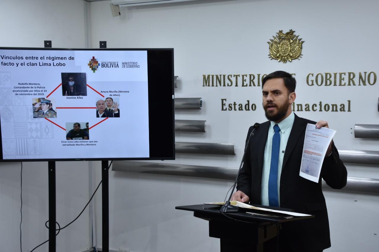 Presentan denuncia penal contra Arturo Murillo y Rodolfo Montero por favorecer al narcotráfico (adelanto)