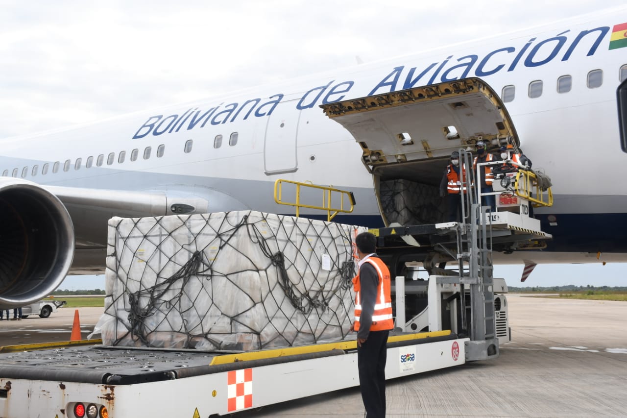 BoA inicia hoy cronograma de 12 vuelos a China para transportar vacunas contra el COVID-19