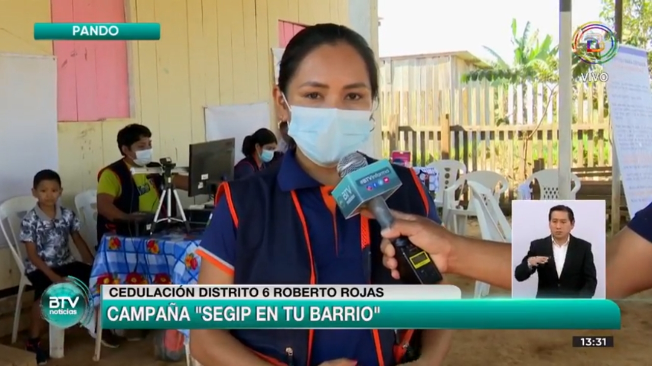 Segip llega a barrios alejados de Cobija